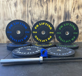 Men's Bar & V2 Bumper Plate Sets