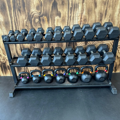 3 Tier Dumbell/Kettlebell Rack