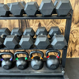 3 Tier Dumbell/Kettlebell Rack