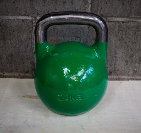 24 KG Competition Kettlebell - Single Piece Casting - KG Markings